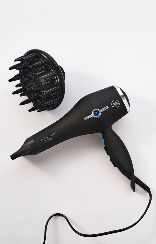 A powerful salon-quality AC hair dryer